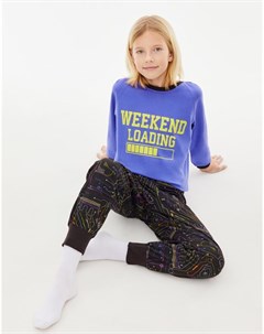 Пижама с принтом Weekend loading для мальчика Gloria jeans