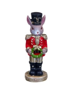Статуэтка Кролики Щелкунчики красный в ассортименте Royal collection