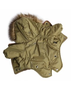 Lion Winter куртка парка LP052 для собак мелких пород унисекс зимний хаки XL спина 32 34 см Lion manufactory