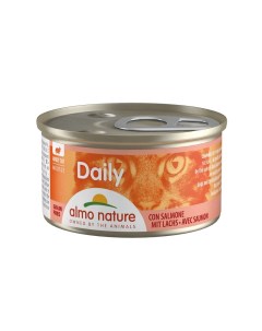 Daily Menu Adult Cat Mousse Salmon влажный корм для кошек мусс с лососем в консервах 85 г Almo nature