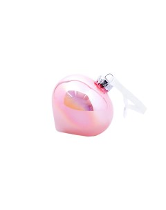 Игрушка елочная Луковица 8см стекло розовый перламутр Home decor