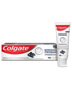 Паста зубная Безопасное Отбеливание Природный Уголь Colgate