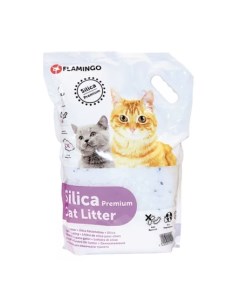 Silica Cat Litter Наполнитель силикагелевый для кошек 5 л Flamingo