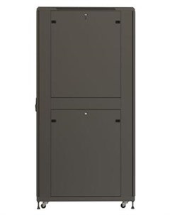 Шкаф серверный TTR 4281 DD RAL9005 напольный 42U 800x1000мм пер дв перфор 2ств задн дв перфор 2 хст  Hyperline