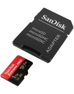 Карта памяти microSDXC 1024Gb Extreme Pro SDSQXCD 1T00 GN6MA Sandisk