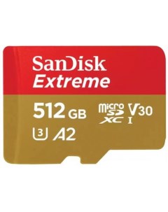 Карта памяти microSDXC 512Gb Extreme SDSQXAV 512G GN6MN Sandisk