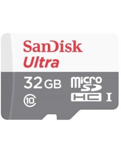 Флеш карта microSDHC 32Gb Class10 SDSQUNR 032G GN3MN Ultra w o adapter Sandisk