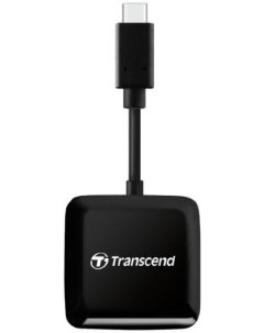OTG кард ридер RDC3 с интерфейсом USB Type C для карт памяти SD microSD Transcend