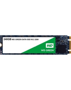 Твердотельный накопитель SSD M 2 240 Gb Green Read 540Mb s Write 465Mb s 3D NAND TLC WDS240G2G0B Western digital