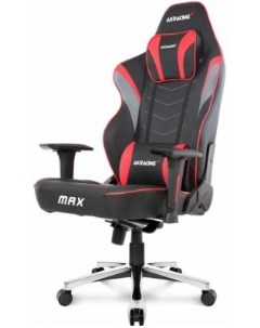 Кресло для геймеров AK MAX RD чёрный красный Akracing