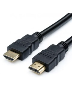 Кабель HDMI 3м AT7392 круглый черный Atcom