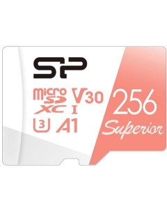 Карта памяти microSDXC 256Gb SP256GBSTXDV3V20 Silicon power