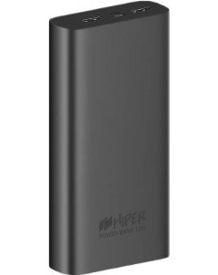 Внешний аккумулятор Power Bank 20000 мАч Metal 20K серый Hiper