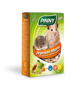 Корм полнорационный для хомяков и мышей с фруктами 0 3 кг Pinny