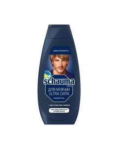 Мужской шампунь для волос Ultra Сила с экстрактом хмеля 360мл Schauma