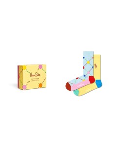 Носки 2 Pack Argyle Dot Socks Gift Set XARD02 3300 Happy socks