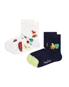 Носки 2 pack Kids Fruit Mix Socks KFRM02 7300 Happy socks