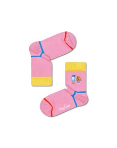 Носки Kids Embroidery Cookie Milk Sock KBECM01 3000 Happy socks