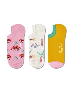 Носки 3 Pack Cherry Mates No Show Sock CMA39 3000 Happy socks