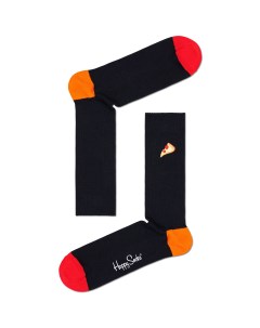 Носки Ribbed Embroidery Pizza Sock REPIZ01 9300 Happy socks