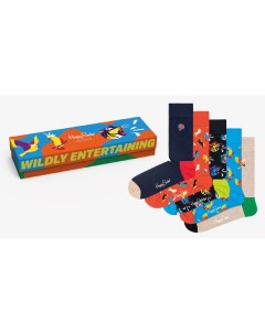 Носки 5 Pack Animal Socks Gift Set XANI44 0200 Happy socks
