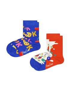 Носки 2 pack Kids Okay Cereals Socks KOKC02 6300 Happy socks