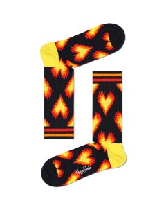 Носки Burning Heart Thin Crew Sock ATBUH29 9300 Happy socks
