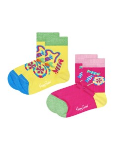 Носки 2 pack Kids Sugar Rush Socks KSWS02 2000 Happy socks