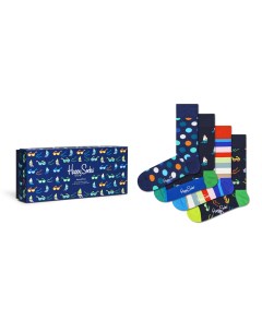 Носки 4 Pack Navy Socks Gift Set XNSG09 6500 Happy socks