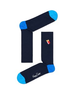 Носки Ribbed Embroidery Fries Sock REFRI01 6500 Happy socks