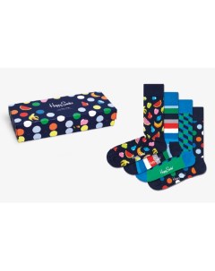Носки 4 Pack Navy Socks Gift Set XNAV09 6600 Happy socks