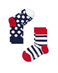 Носки 2 Pack Kids Stripe Socks KSTR02 4000 Happy socks