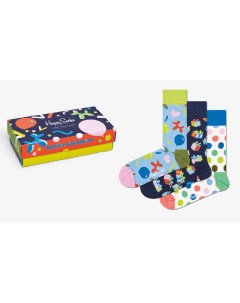 Носки 3 Pack Playing Happy Birthday Gift Set XBIR08 0150 Happy socks
