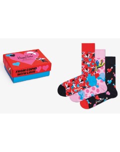 Носки 3 Pack I Love You Socks Gift Set XLOV08 4400 Happy socks