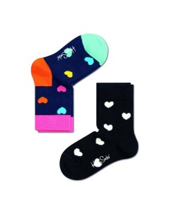 Носки 2 Pack Heart Sock KHA02 067 Happy socks
