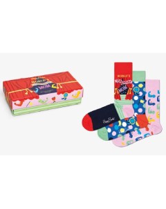 Носки 3 Pack Mother s Day Socks Gift Set XMOT08 3300 Happy socks