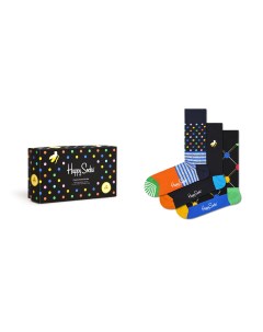 Носки 3 Pack Classic Socks Gift Set XCSG08 9300 Happy socks