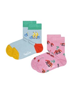 Носки 2 pack Kids Fruit Mates Socks KFMA02 3000 Happy socks