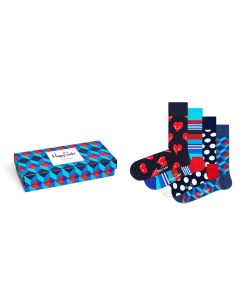Носки 4 Pack Navy Socks Gift Set XNAV09 6300 Happy socks