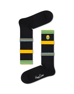 Носки Colors Cuff Thin Crew Sock ATCCF29 9000 Happy socks