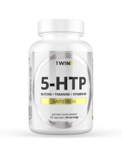 Комплекс 5 HTP с глицином L теанином и витаминами группы B 60 капсул Aminoacid 1win
