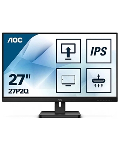 Монитор 27" 27P2Q IPS 1920x1080 4ms HDMI, DisplayPort, DVI, VGA Aoc
