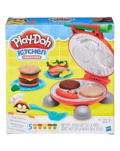 Игровой набор с пластилином Play Doh Бургер гриль B5521EU6 Hasbro