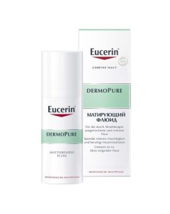 DermoPure Увлажняющий матирующий флюид для проблемной кожи 50 мл Eucerin