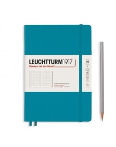 Записная книжка Leuchtturm1917 Smooth Colours 251 страница в точку синий океан А5