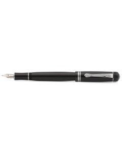 Ручка перьевая DIA2 EF 0 5 мм корпус черный с хромированными вставками Kaweco