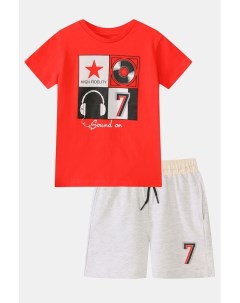 Хлопковый комплект из футболки и шорт Mayoral