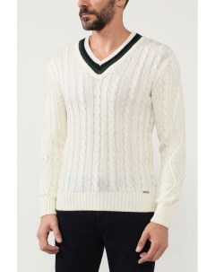 Вязаный пуловер с V образным вырезом Marco di radi