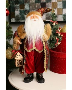 Дед Мороз с елкой и фонариком 40см Goodwill