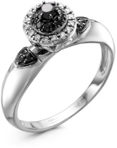 Кольцо с 35 бриллиантами из белого золота Klondike
